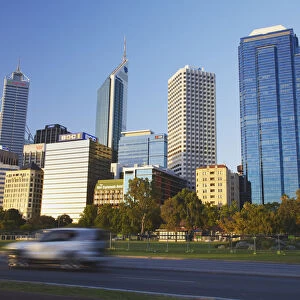 Skyscrapers in downtown Perth, Western Australia, Australia