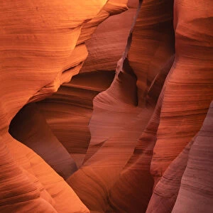 Slot canyon walls, Antelope Canyon X, Page, Arizona, USA