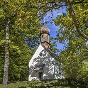 Small chapel in the park of Linderhof Palace, Ettal, Allgaeu, Bavaria, Germany