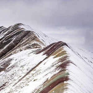 Snowcapped Rainbow Mountain, Cusco Region, Peru