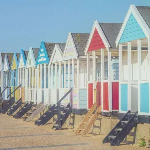 Southwold Beach Huts Print UK Southwold Beach Huts Print UK