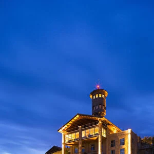 Spain, Alava, Laguardia. Hotel Eguren Ugarte is adjacent to the winery bearing the