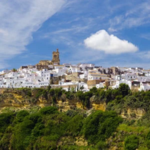 Spain, Andalucia, Cadiz Province, Arcos de la Frontera, a Pueblo Blanco, White Village