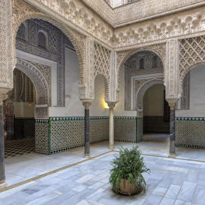 Spain, Andalucia, Sevilla, Real Alcazar Palace Complex