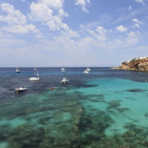 Spain, Balearic Islands, Ibiza, Cala Codolar Beach