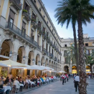 Spain, Barcelona, Placa Reial