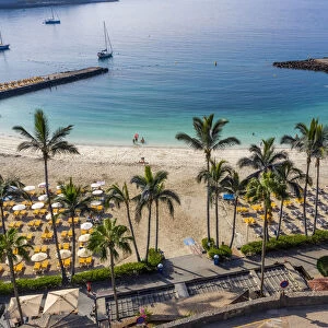 Spain, Canary Islands, Gran Canaria, Puerto Rico, Anfi del Mar Beach
