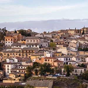 Spain, Castilla-La Mancaha, Toledo, View of old town from the "