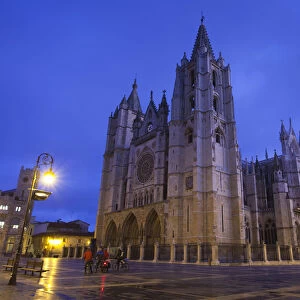 Spain, Castilla y Leon Region, Leon Province, Leon, Catedral de Leon, cathedral