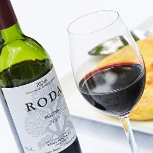 Spain, La Rioja, Haro. Lunch at Roda, a modern Rioja winery