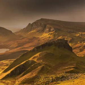 Spectacular light over the Trotternish Range from the Quiraing in the Isle of Skye, Scotland