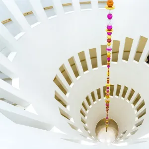 Spiral staircase, Leeum, Samsung Museum of Art, Seoul, South Korea