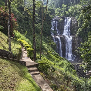 Sri Lanka, Nuwara Eliya District, Ramboda, Ramboda Falls