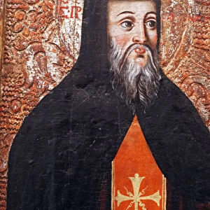 St. Antony and Feodosy (18 century), Volyn icon, museum, Lutsk, Volyn oblast, Ukraine
