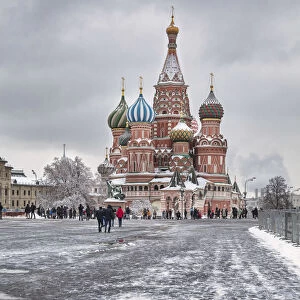 St. Basils cathedral, Red square, Moscow, Russia