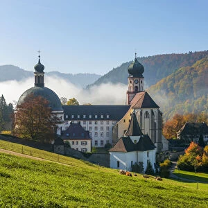 St. Trudpert Monastery, Munstertal, Staufen, Black Forest, Baden-Wuerttemberg, Germany, Europe