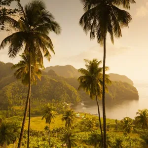 St. Vincent and the Grenadines, St. Vincent, Leeward Coast, Chateaubelair, elevated St. Vincent and the Grenadines, St. Vincent, Leeward Coast, Chateaubelair, elevated