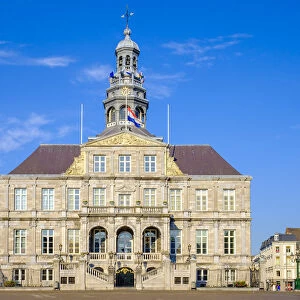 Stadhuis city hall on Markt, the towns market square, Mstricht, Limburg