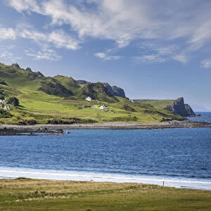 Staffin Bay, Trotternish Peninsula, Isle of Skye, Highlands, Scotland, Great Britain