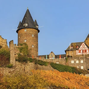 Stahleck Castle, Bacharach, Upper Middle Rhine Valley, Rhineland-Palatinate, Germany