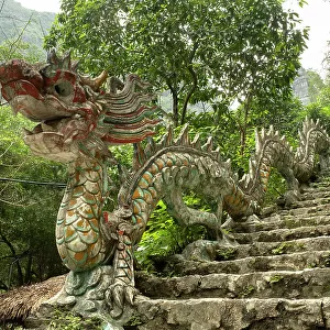 Stairway to Hang Mua Big Pagoda, Ninh Binh, Vietnam