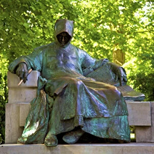 Statue of Anonymous, Vajdahunyad Castle, Budapest, Hungary