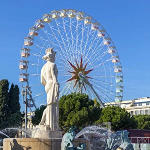 Statue of Apollo at Place Massena, Nice, South of France