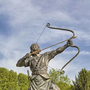 Statue of Arash the Archer, Saadabad Palace, Tehran, Iran