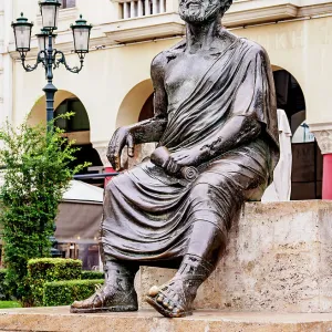 Statue of Aristotle, Aristotelous Square, Thessaloniki, Central Macedonia, Greece