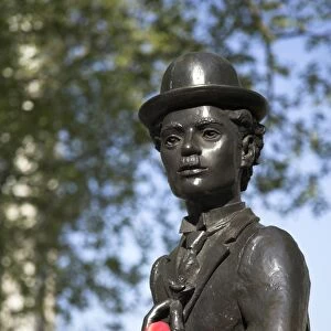 Statue of Charlie Chaplin in Leicester Square