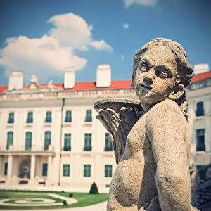 Statue at Esterhazy Palace, Fertod, Western Transdanubia, Hungary