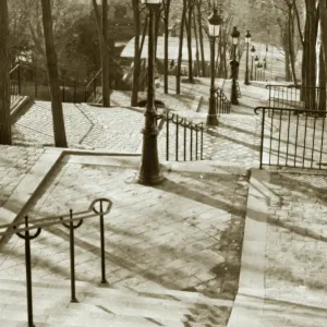 Steps to Montmartre, Paris, France