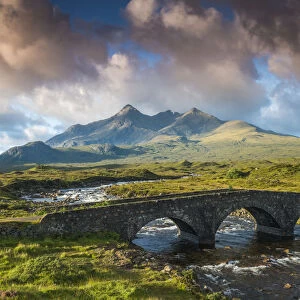 Stone Bridge & The Cuillins, Sligachan, Isle of Skye, Scotland
