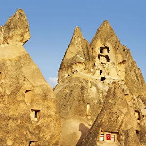 Stone Houses, Uchisar, Cappadocia, Turkey