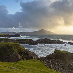 Stormy weather in Western Achill Island, Achill Island, County Mayo, Connacht province