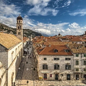Stradun pedestrian street, Dubrovnik, Croatia