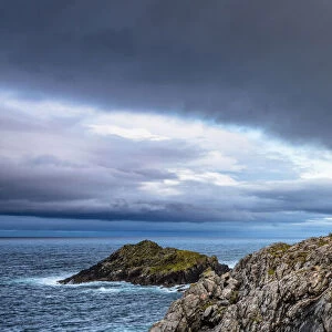 Strathy Point Lighthouse, Strathy Point, Sutherland, Scotland, United Kingdom