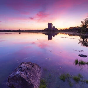 Sunrise at the Dunguaire Castle. County Galway, Connacht province, Ireland