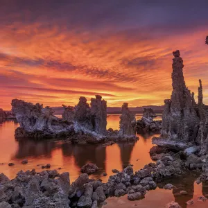 Sunrise at Mono Lake, Lee Vining, California, USA