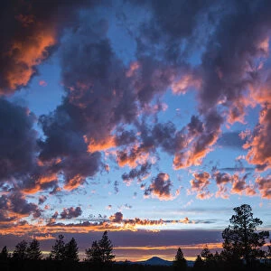 Sunset over the High Desert near Bend, Oregon, USA