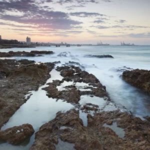 Sunset on Hobie Beach, Summerstrand, Port Elizabeth, Eastern Cape, South Africa