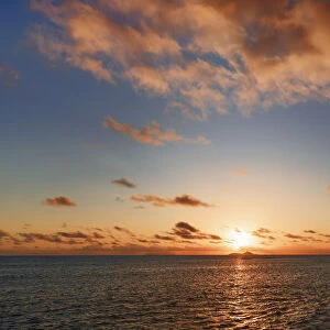 Sunset impression - Seychelles, Praslin, Anse Bateau - Indian Ocean