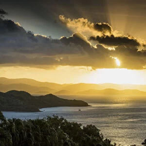 Sunset from One Tree Hill, Hamilton Island, Whitsunday Islands, Queensland, Australia