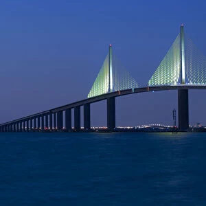 Sunshine Skyway Bridge, Tampa Bay, Saint Petersburg, Florida