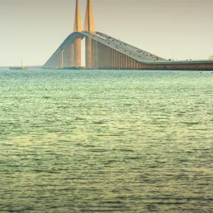 Sunshine Skyway Bridge, Tampa Bay, Saint Petersburg, Florida