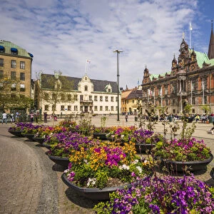 Sweden, Scania, Malmo, Stortorget square, Radhuset, city hall