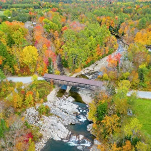 Swiftwater Covered Bridge, Bath, New Hampshire, USA
