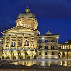 Swiss Parliament, Bundeshaus, Bern, Switzerland, Europe