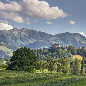 Switzerland, Canton of Fribourg, Gruyeres castle