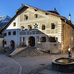 Switzerland, Canton Graubunden, Unterengadin